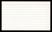 Sid Gillman Autographed 3x5 Index Card Chargers, Rams SKU #248496