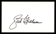 Sid Gillman Autographed 3x5 Index Card Chargers, Rams SKU #248497