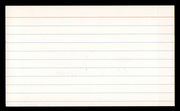 Sid Gillman Autographed 3x5 Index Card Chargers, Rams SKU #248497