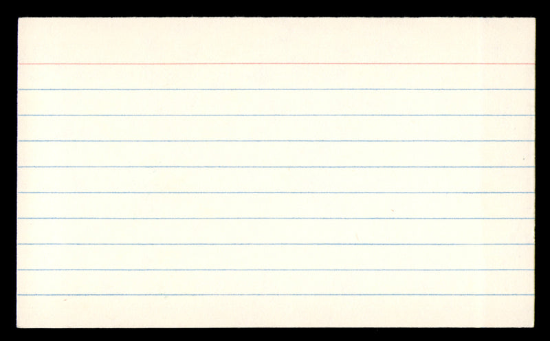 Otto Graham Autographed 3x5 Index Card Cleveland Browns "To John" SKU #248498