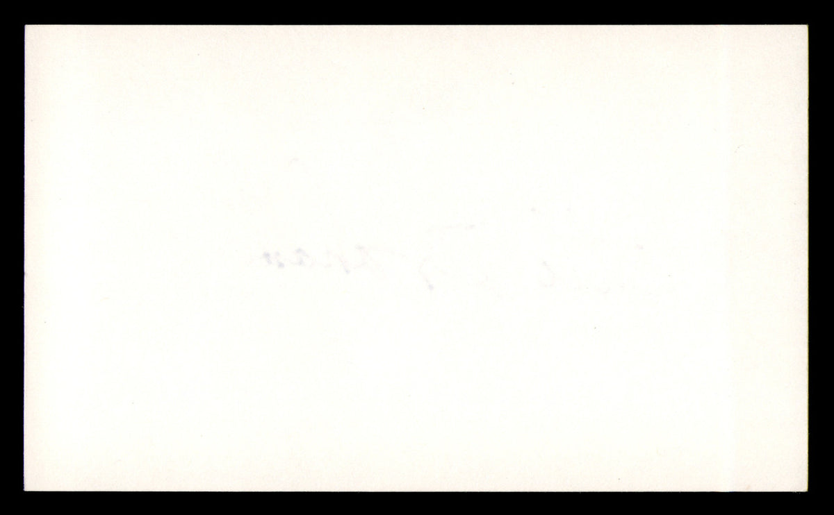 Otto Graham Autographed 3x5 Index Card Cleveland Browns SKU #248499