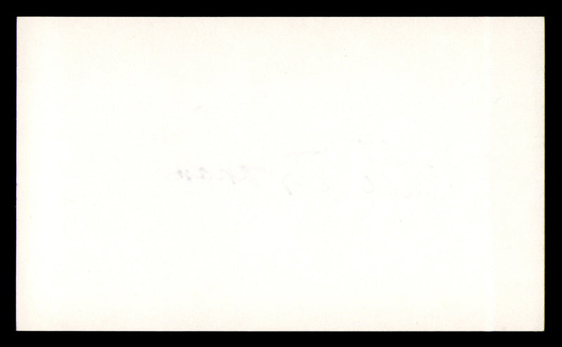 Otto Graham Autographed 3x5 Index Card Cleveland Browns SKU #248499
