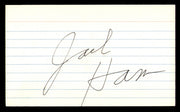 Jack Ham Autographed 3x5 Index Card Pittsburgh Steelers SKU #248501