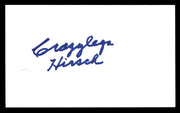 Elroy Crazylegs Hirsch Autographed 3x5 Index Card Los Angeles Rams SKU #248508