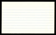 John Henry Johnson Autographed 3x5 Index Card Pittsburgh Steelers "Best Wishes" SKU #248520