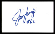 Jim Langer Autographed 3x5 Index Card Miami Dolphins SKU #248523