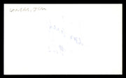 Jim Langer Autographed 3x5 Index Card Miami Dolphins SKU #248523