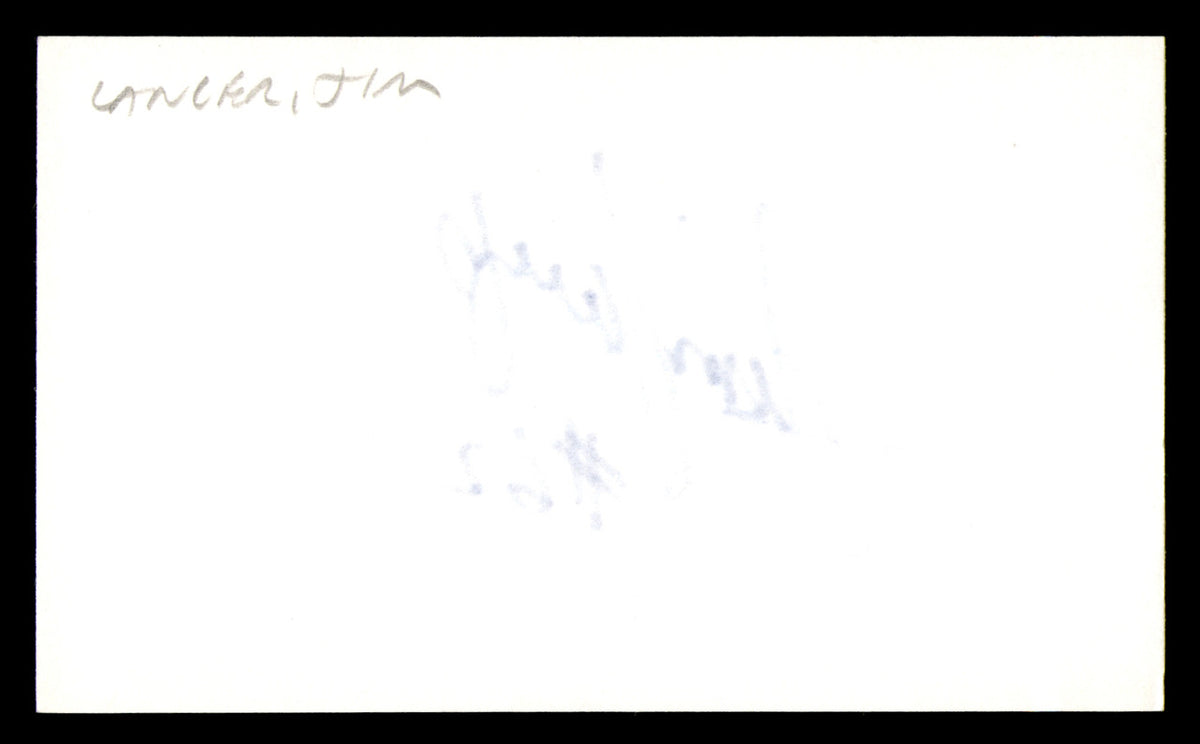 Jim Langer Autographed 3x5 Index Card Miami Dolphins SKU #248523