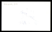 Jim Langer Autographed 3x5 Index Card Miami Dolphins SKU #248524