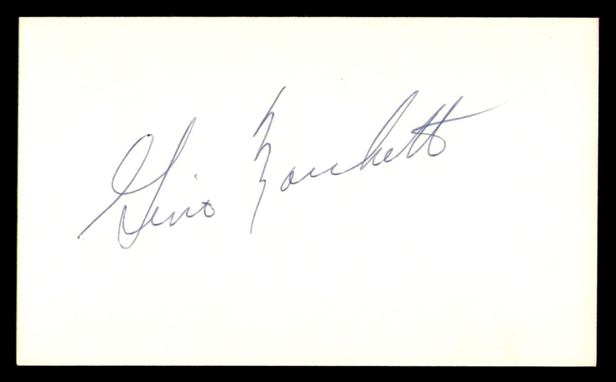 Gino Marchetti Autographed 3x5 Index Card Baltimore Colts SKU #248535
