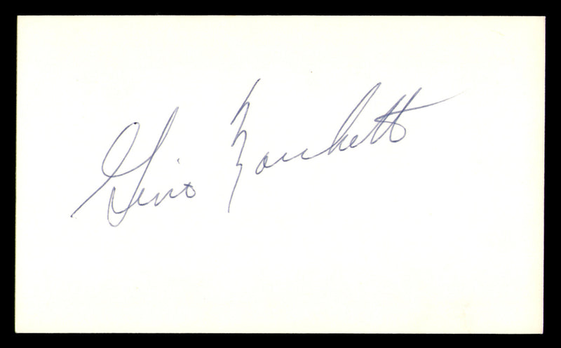 Gino Marchetti Autographed 3x5 Index Card Baltimore Colts SKU #248535