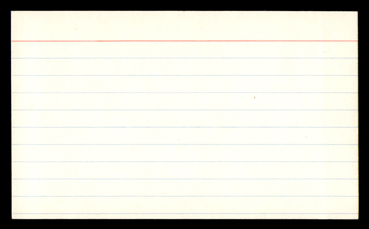 Gino Marchetti Autographed 3x5 Index Card Baltimore Colts SKU #248535