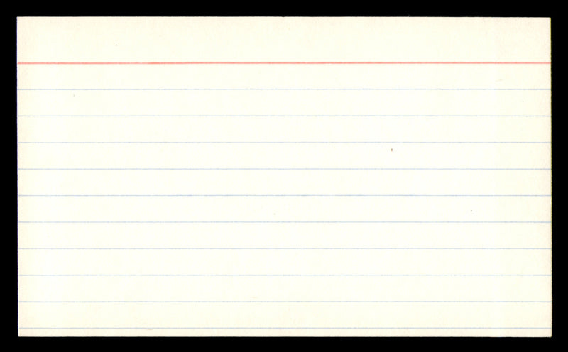 Gino Marchetti Autographed 3x5 Index Card Baltimore Colts SKU #248535