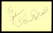 Chuck Noll Autographed 3x5 Index Card Pittsburgh Steelers "To John" SKU #248537