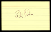 Pete Pihos Autographed 3x5 Index Card Philadelphia Eagles SKU #248544