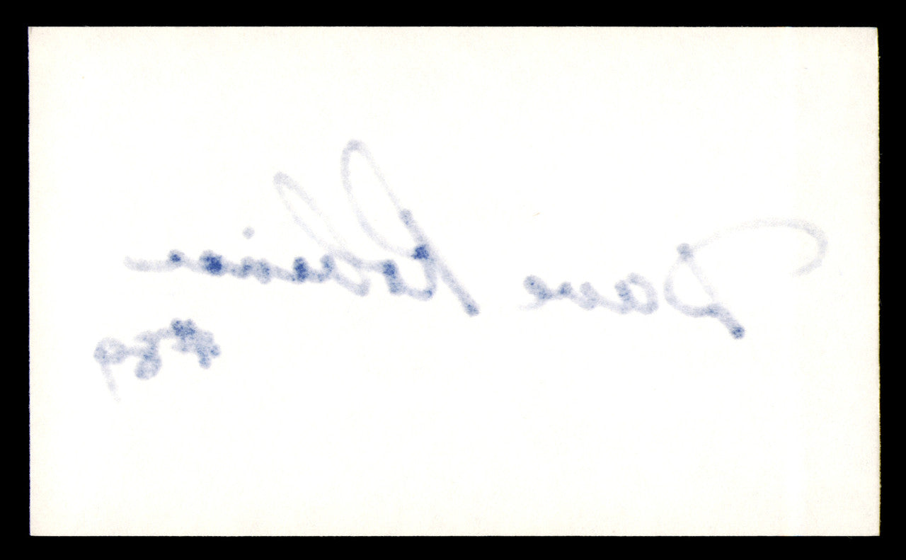 Dave Robinson Autographed 3x5 Index Card Green Bay Packers SKU #248548