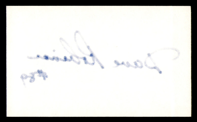 Dave Robinson Autographed 3x5 Index Card Green Bay Packers SKU #248548