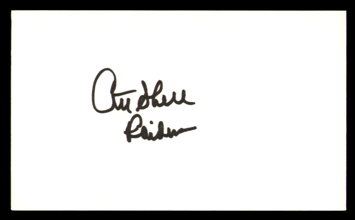 Art Shell Autographed 3x5 Index Card Oakland Raiders SKU #248554