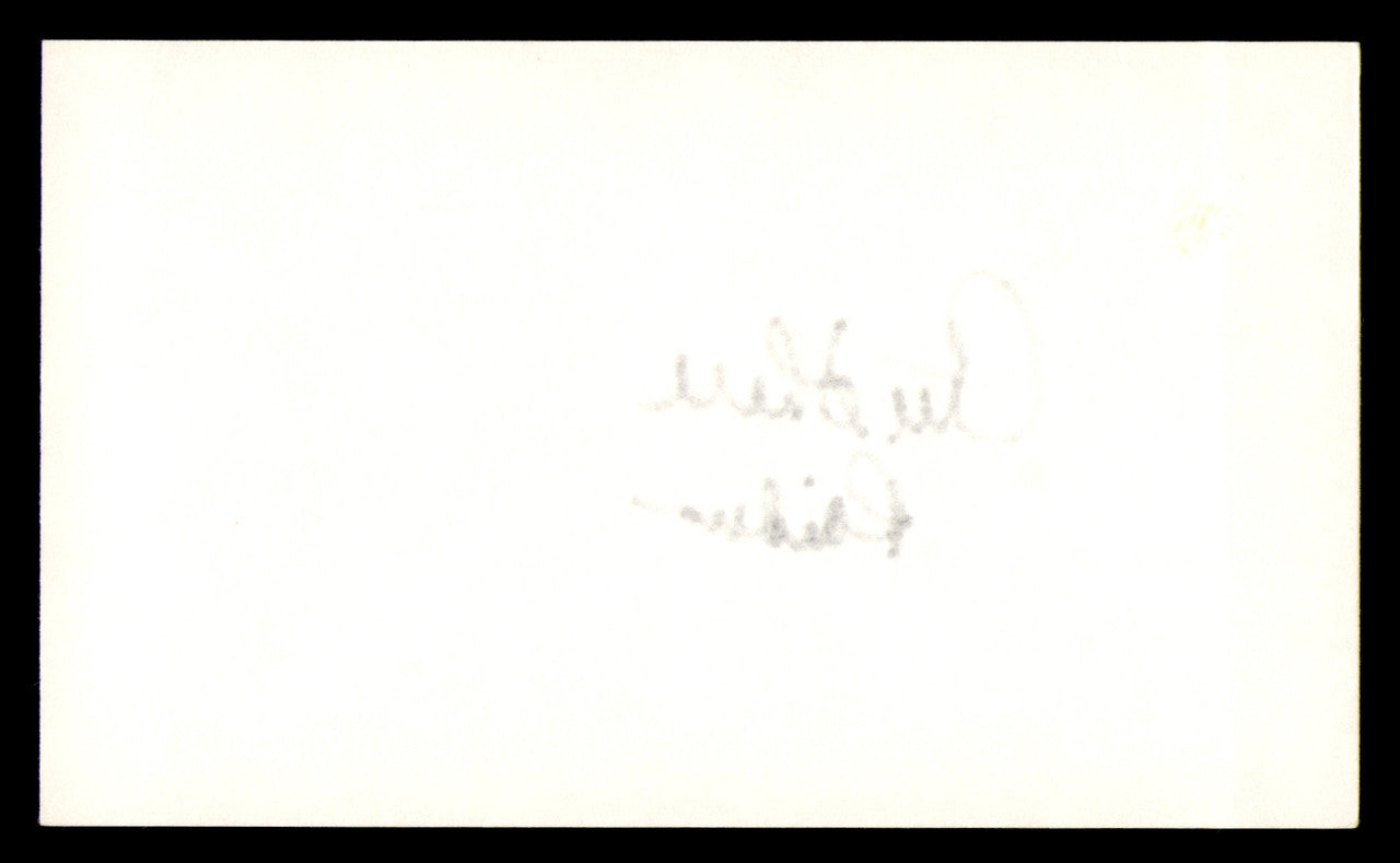 Art Shell Autographed 3x5 Index Card Oakland Raiders SKU #248554