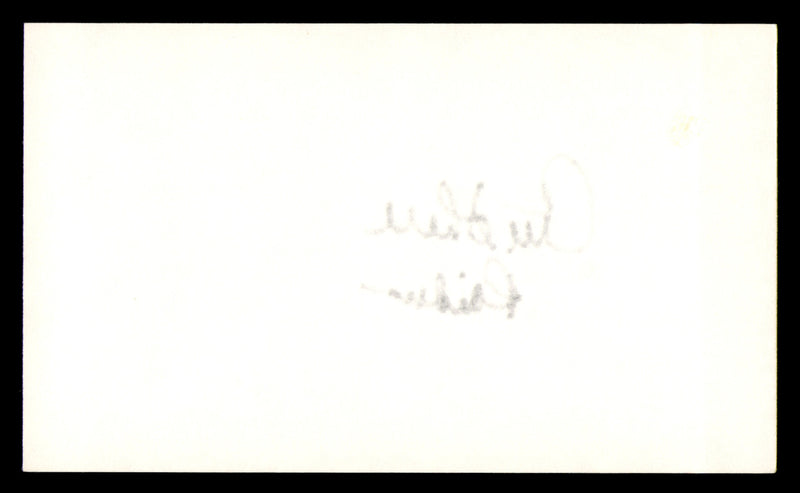 Art Shell Autographed 3x5 Index Card Oakland Raiders SKU #248554