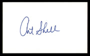 Art Shell Autographed 3x5 Index Card Oakland Raiders SKU #248555