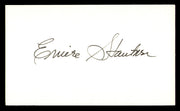 Ernie Stautner Autographed 3x5 Index Card Pittsburgh Steelers SKU #248561