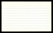 Ernie Stautner Autographed 3x5 Index Card Pittsburgh Steelers SKU #248561
