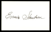 Ernie Stautner Autographed 3x5 Index Card Pittsburgh Steelers SKU #248562