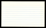 Ernie Stautner Autographed 3x5 Index Card Pittsburgh Steelers SKU #248562