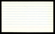Charley Taylor Autographed 3x5 Index Card Washington Redskins SKU #248565