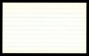 Doak Walker Autographed 3x5 Index Card Detroit Lions SKU #248571