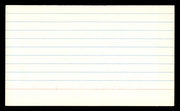 Doak Walker Autographed 3x5 Index Card Detroit Lions SKU #248572