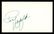 Paul Warfield Autographed 3x5 Index Card Cleveland Browns SKU #248573