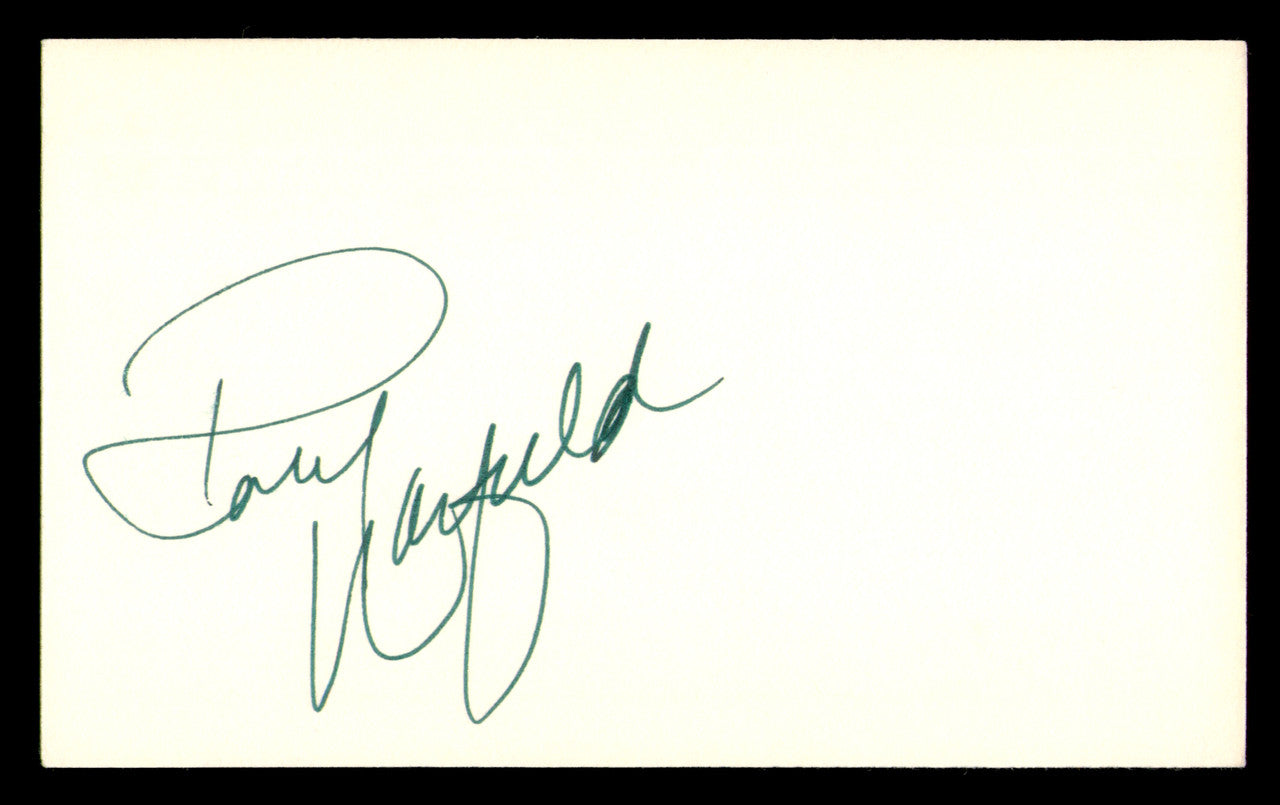 Paul Warfield Autographed 3x5 Index Card Cleveland Browns SKU #248573