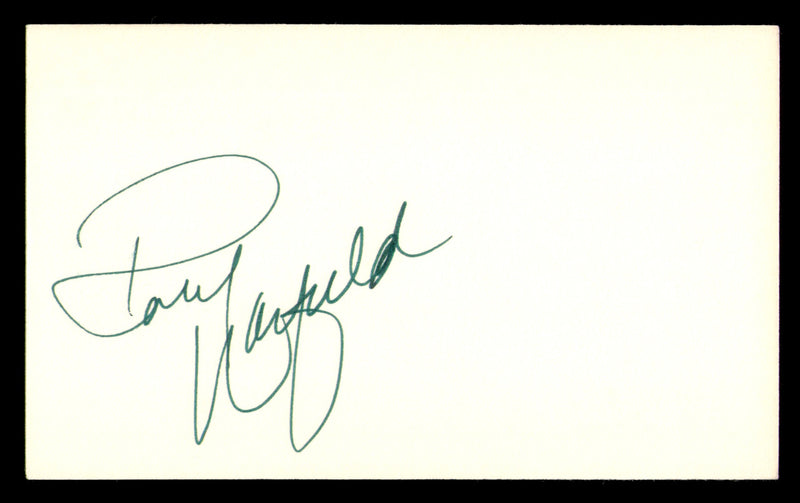 Paul Warfield Autographed 3x5 Index Card Cleveland Browns SKU #248573