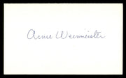 Arnie Weinmeister Autographed 3x5 Index Card New York Giants SKU #248575