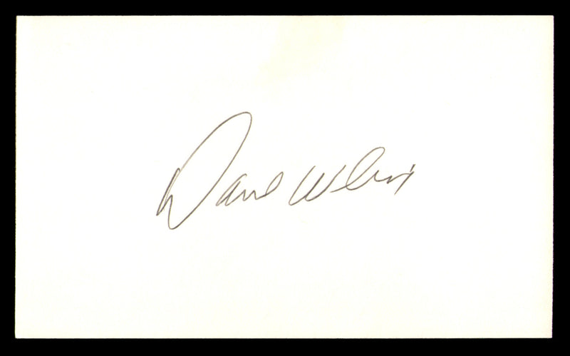 Dave Wilcox Autographed 3x5 Index Card San Francisco 49ers SKU #248577