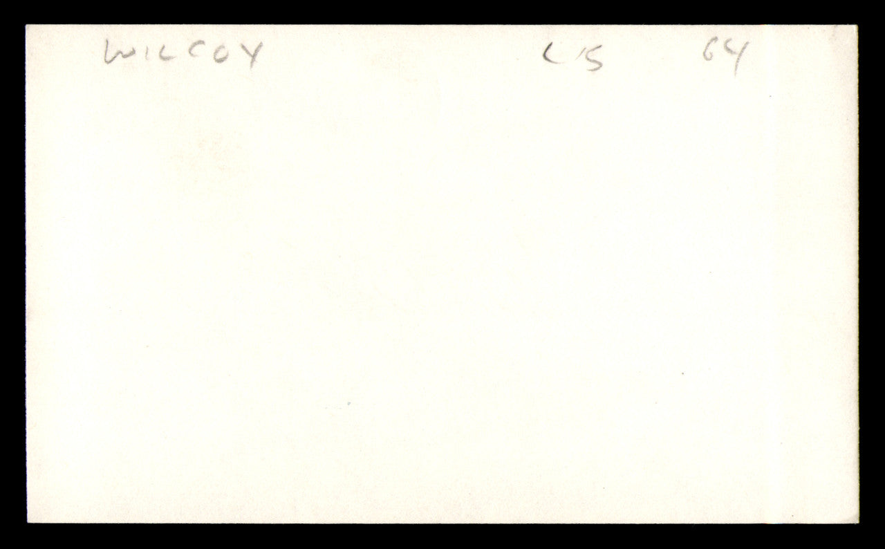 Dave Wilcox Autographed 3x5 Index Card San Francisco 49ers SKU #248577