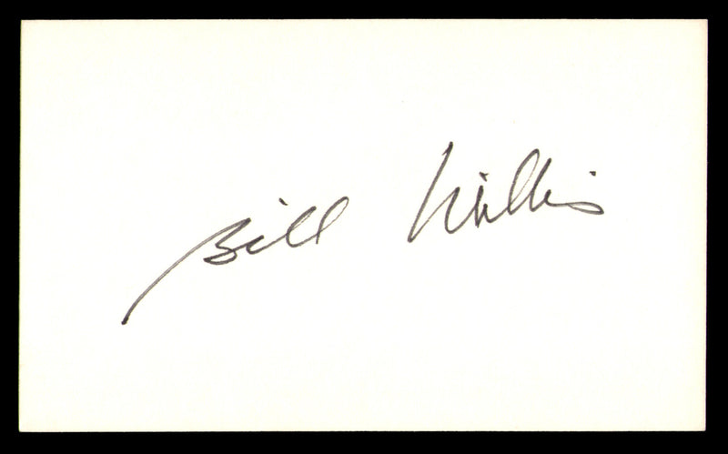Bill Willis Autographed 3x5 Index Card Cleveland Browns SKU #248580