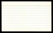 Bill Willis Autographed 3x5 Index Card Cleveland Browns SKU #248580