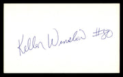 Kellen Winslow Autographed 3x5 Index Card San Diego Chargers SKU #248581