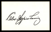 Alex Wojciechowicz Autographed 3x5 Index Card Detroit Lions SKU #248583