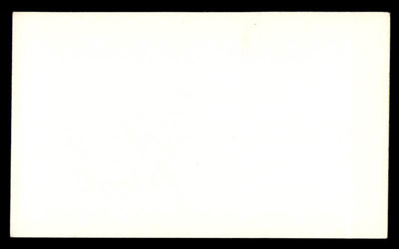 Willie Wood Autographed 3x5 Index Card Green Bay Packers "To John" SKU #248586