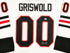 Christmas Vacation Chevy Chase Autographed White Jersey JSA Stock #230658