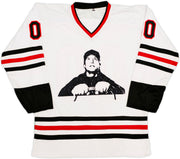 Christmas Vacation Chevy Chase Autographed White Jersey JSA Stock #230658
