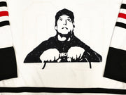 Christmas Vacation Chevy Chase Autographed White Jersey JSA Stock #230658