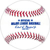 Edgar Martinez Autographed Official Hall of Fame HOF Logo Baseball Seattle Mariners Beckett BAS Witness Stock #230600