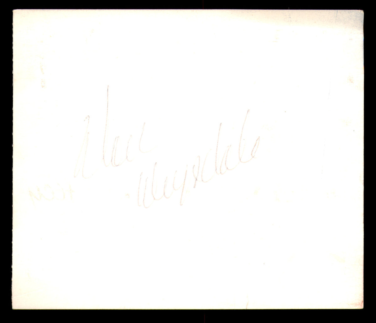 Don Drysdale Autographed 3.5x4 Cut Signature Los Angeles Dodgers (Light) SKU #248628