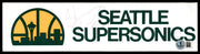 Shawn Kemp Autographed 3x12 Seattle Supersonics Sticker Vintage Signature Beckett BAS QR #BS36774
