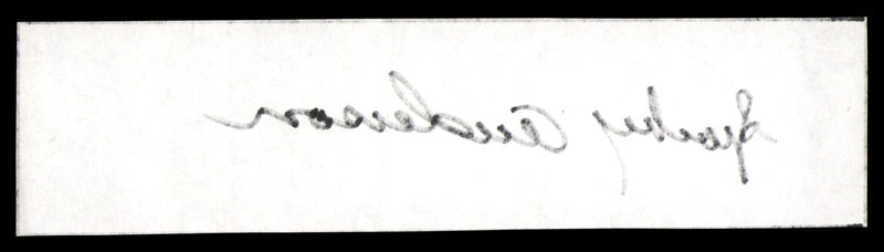 Sparky Anderson Autographed 2x8 Cut Signature Cincinnati Reds SKU #248666